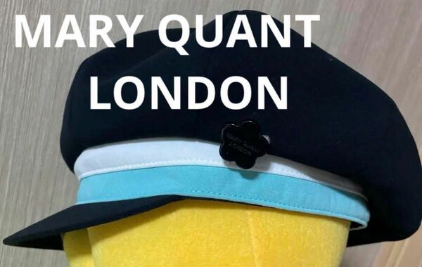 【希少】マリー・クワント ロンドンのキャスケット帽