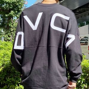 新品未使用ワケあり RVCA ルーカ ロンＴ ロングスリーブTシャツ 長袖 正規品 バックBIGロゴ ブラック M