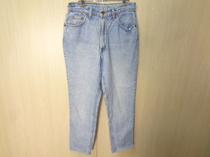 s4◆90s カナダ製 Levi's 531 テーパードジーンズ◆リーバイス w34 ライトブルー 23 853 コットン100％ デニムパンツ US古着 ６D 