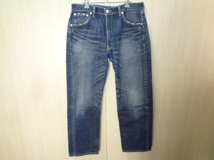 s13◆00s LEVI'S 503 STREAGHT JEANS◆リーバイス w34 インディゴブルー 06年 日本製 釦裏刻印J41 牛革ラベル デニムパンツ Gパン 6D