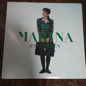 レア　LP レコード　渡辺満里奈　MARINA EVERGREEN エバーグリーン おニャン子クラブ　アイドル