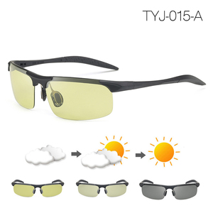  sunglasses TYJ-015-A style light polarized light discoloration super light weight UV resistance driving mountain climbing ND01