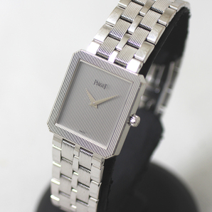 【PIAGET】ピアジェ プロトコル ウォッチ K18WG ホワイトゴールド 112.7ｇ Ref.50154 M601D クォーツ 腕時計の画像2