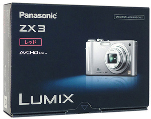 Panasonic●●LUMIX DMC-ZX3-R●●レッド/1410万画素●●