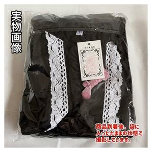 116 ワンピース ドレス ブラック ロリータ リボン付き 可愛い ゴスロリの画像4