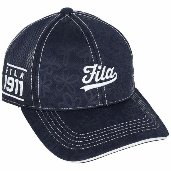 FILA ゴルフ テニス レディース キャップ 帽子 新品未使用 紺