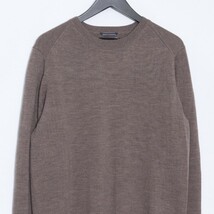 JUNHASHIMOTO 12GG CREWNECK KNIT サイズ5 ベージュ 1092220006 ジュンハシモト クルーネックニット セーター_画像3