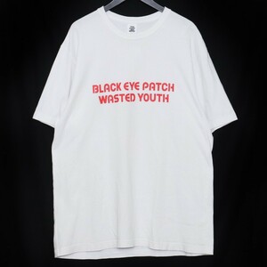THE BLACK EYE PATCH × WASTED YOUTH 飛び出し坊やTシャツ XLサイズ ホワイト ザブラックアイパッチ ウェイステッドユース 半袖 tee