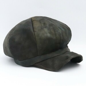 IERIB × TRIANGLE HAT Leather Casquette Cap Lamb Suede イエリブ トライアングルハット トライアングルハット キャスケット キャップ