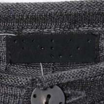 DEVOA Knit henley neck long sleeve サイズ3 メランジグレー KTS-NLWHL デヴォア ニット ヘンリーネック ロンT_画像4