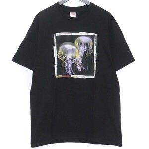 SUPREME 18SS Jellyfish Tee Lサイズ ブラック シュプリーム ジェリーフィッシュ プリント Tシャツ クラゲ