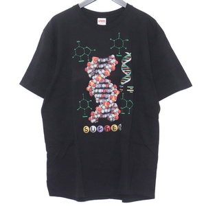 SUPREME 17AW DNA Tee Lサイズ ブラック 20782371 シュプリーム 半袖プリントTシャツ 遺伝子