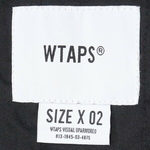 WTAPS PAS JACKET NYLON TAFFETA VEST サイズ2 ブラック 192TQDT-JKM03 ダブルタップス パスジャケット ナイロン ベストの画像4
