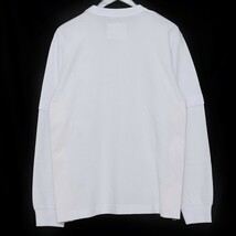 未使用 SACAI × CARHARTT WIP L/S T-Shirt 2 ホワイト 24-0726S サカイ カーハートダブリューアイピー コラボ サイドシームジップ ロンT_画像2