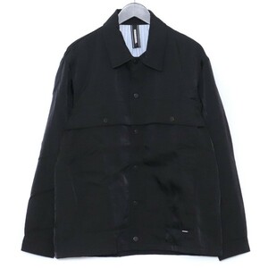 NEIGHBORHOOD SPLIT N-JKT ナイロンコーチジャケット Mサイズ ブラック 211TSNH-JKM04 ネイバーフッド Coach Jacket