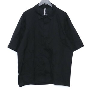 未使用 ARC'TERYX VEILANCE Demlo ripstop shirt L ブラック X000007038006 アークテリクスヴェイランス デムロリップストップ 半袖 シャツ