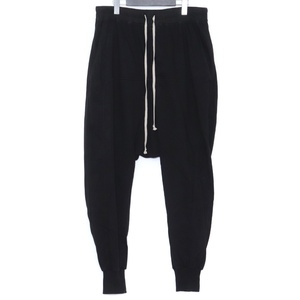 RICK OWENS DRKSHDW PRISONER DRAWSTRING PANTS M ブラック DU01D1395-RIG リックオウエンス ダークシャドウ ドローストリングパンツ