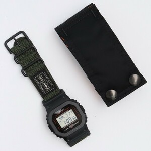 Портер × G-Shock 85th Limited Model Watch Khaki Gm-5600ey orter gee shock yoshida bang основал 85-й годовщины Casio casio