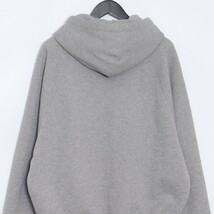 AMI ALEXANDRE MATTIUSSI TONAL ADC HOODIE L グレー USW204.747 アミアレクサンドルマテュッシ ハートロゴスウェットパーカー_画像5