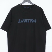 LOUIS VUITTON テルモヒートリアクティブプリントTシャツ XXLサイズ ブラック RM221M NPG HMY13W ルイヴィトン 半袖カットソー_画像3