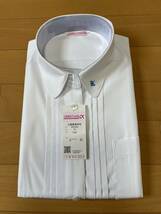032 【未使用】 愛知県立江南高等学校　女子制服　白 半袖 シャツ 160サイズ 2枚セット　学生服_画像4
