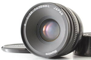 【現状品】Mamiya マミヤ G 75mm F3.5 L New Mamiya 6用 中判レンズ 動作確認済み ＃3389