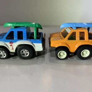 ★日本製 チョロQ ダットサントラック 4WD ダブルキャブ カヌー A-88 HG 当時物 ダットサン TAKARA DATSUN A品番の画像2