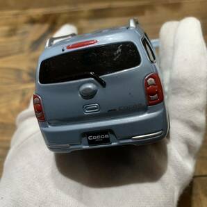 ★ダイハツ ミラ ココア プルバック ミニカー DAIHATSU Mira Cocoa プルバックカー ミントブルーマイカメタリック 水色 非売品の画像8