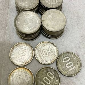 鳳凰/稲穂/東京五輪  100円銀貨 45枚 約215ｇおまとめ 銀貨  流通品の画像2