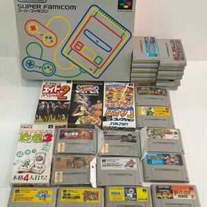 SFC スーパーファミコン 本体 ソフト30本 おまとめ 動作未確認 箱付きあり 任天堂 Nintendo の画像1