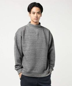 Jackman ジャックマン Quilt Sweat V-Highneck キルトスウェット Vハイネック JM7983 一体型V字ガゼットハイネック サイドスリット