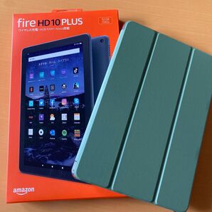 超美品)fire HD10 PLUS 純正ケース ガラスコーティング済み 4GB RAM 32GB 1080p