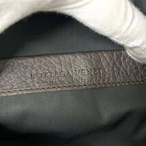 BOTTEGA VENETA　ボッテガヴェネタ　バッグ　イントレチャート　キャンバス　レザー　ミニ　ハンド　ショルダー　ブラウン　ブラック　_画像8