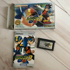 GBA ゲームボーイアドバンス　ロックマンエグゼ3 カプコン　ソフト　ロックマン　箱説付