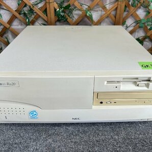 【送140サイズ】NEC PC-9821Ra20/N30 PentiumPro-200MHz/MEM47.6MB/HDD欠 FDDよりDOS起動OK/CD-ROMドライブOK サビ有の画像1