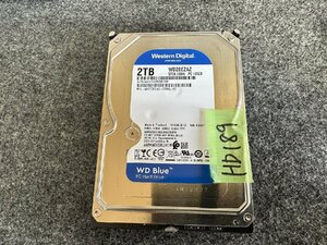 【送60サイズ】 Western Digital WDC WD20EZAZ-00GGJB0 2TB 使用5483時間 3.5インチSATA HDD 中古品