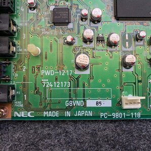 【送ゆうパケ250円】NEC PC-9801-118 G8VND Cバス用サウンドボード ※FM音源出力のみ確認の画像6