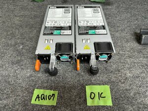 [ sending 80 size ]DELL Z2000E-S1 power supply unit x2 piece set DP/N-0W1R7V 2000W * electrification OK