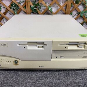 【送140サイズ】NEC PC-9821RA43YZ Cel-433/MEM31.6MB/HDD欠/2ndFDD増設済/両FDDよりDOS起動OK/CD-ROM OKの画像1