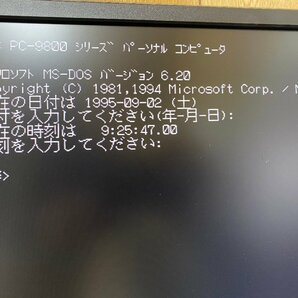 【送140サイズ】FM音源搭載 NEC PC-9801EX2 80286-12/V30-8/MEM0.6MB/HDD無/FDDよりDOS起動OK/FM音源OKの画像9