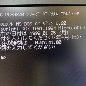 【送140サイズ】NEC PC-9821RA43YZ Cel-433/MEM31.6MB/HDD欠/2ndFDD増設済/両FDDよりDOS起動OK/CD-ROM OKの画像8