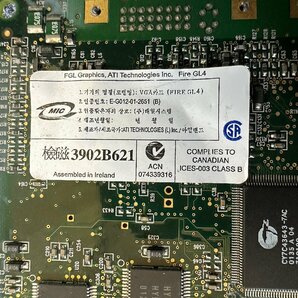 【送60サイズ】ATI Fire GL4 AGP 128MB AGPグラフィックボード ※未チェックの画像8