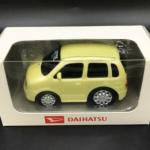 SE0419-21◆ダイハツ ムーヴラテ DAIHATSU MOVE LATTE バナナシェイクイエロー ミニカー ノベルティ 箱付きの画像1