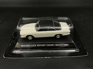 SE0422-11* unopened MAZDA LUCE ROTARY COUPE M13P 1969 white Mazda Luce Konami out of print famous car series 1/64 minicar model 