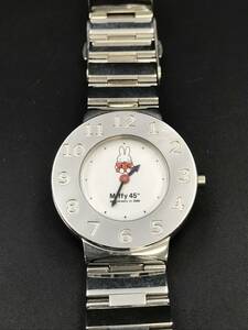 0402-10◆ミッフィー 誕生45周年記念 腕時計 Miffy 45th 2000年 不動品 