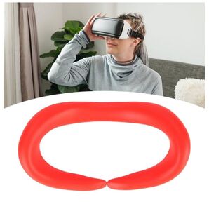 VR ヘッドセット アイパッド、交換用ソフトシリコン アイ カバー ◆ブラック