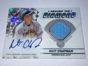 直筆サインカード MATT CHAPMAN Toronto BLUE JAYS TOPPS PRISTINE 2023