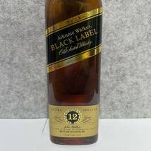 ［200319］ジョニーウォーカー　スコッチウイスキー　Johnnie Walker　BLACK LABEL　Aged 12 Years　750ml 43％_画像7