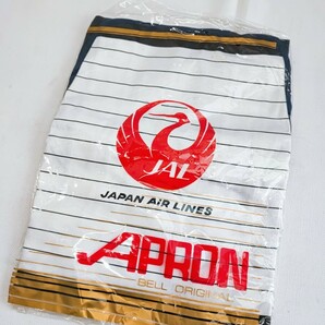 日本空港 JAL エプロン 未使用 昭和レトロ 当時物 コレクション JAPAN AIR LINES APRON BELL ORIGINAL ヴィンテージ オールド レア(040204)の画像1