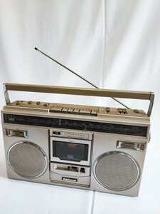 National RX-5100 ラジカセ ナショナル 昭和レトロ アンティーク FM AM カセットテープ 当時物 コレクション ナショナル(040510)